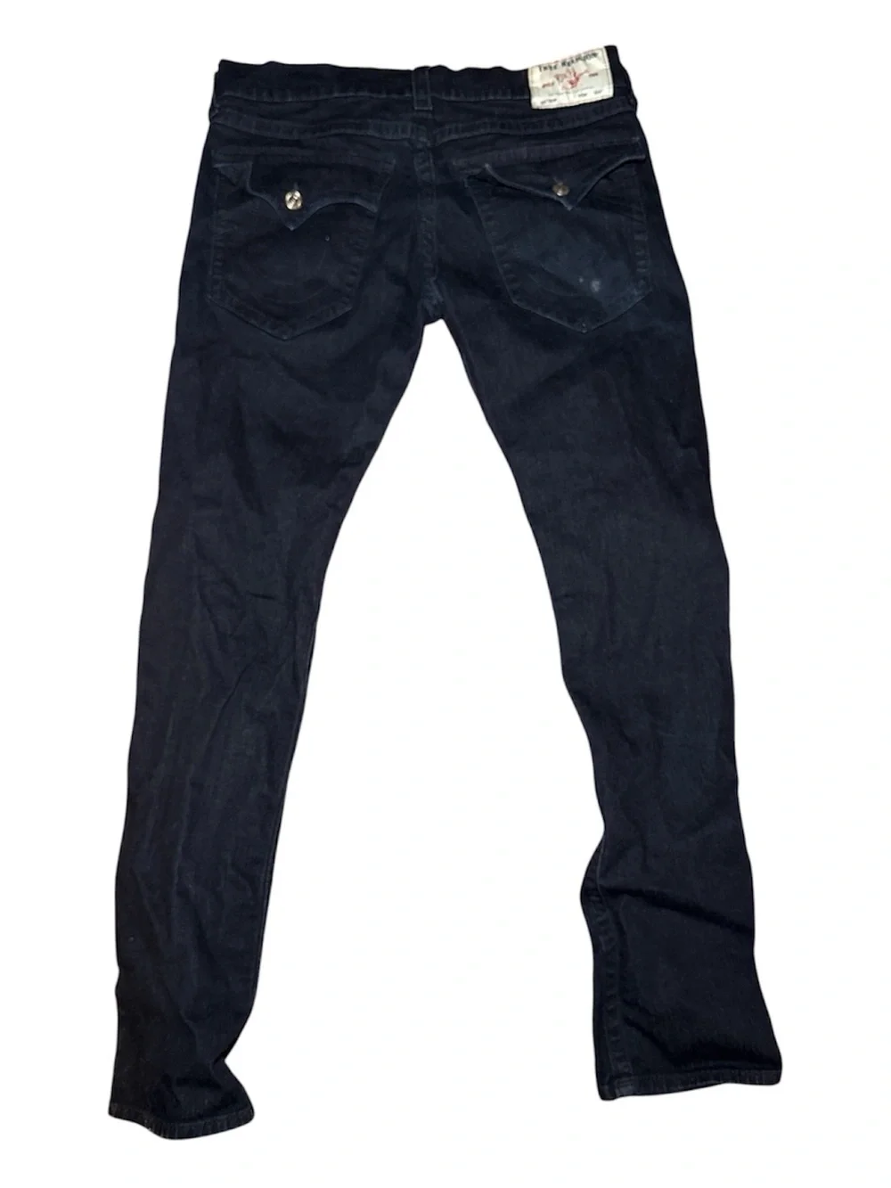 True Religion ROCCO 36x34 Relaxed Skinny Dark Wash Jeans